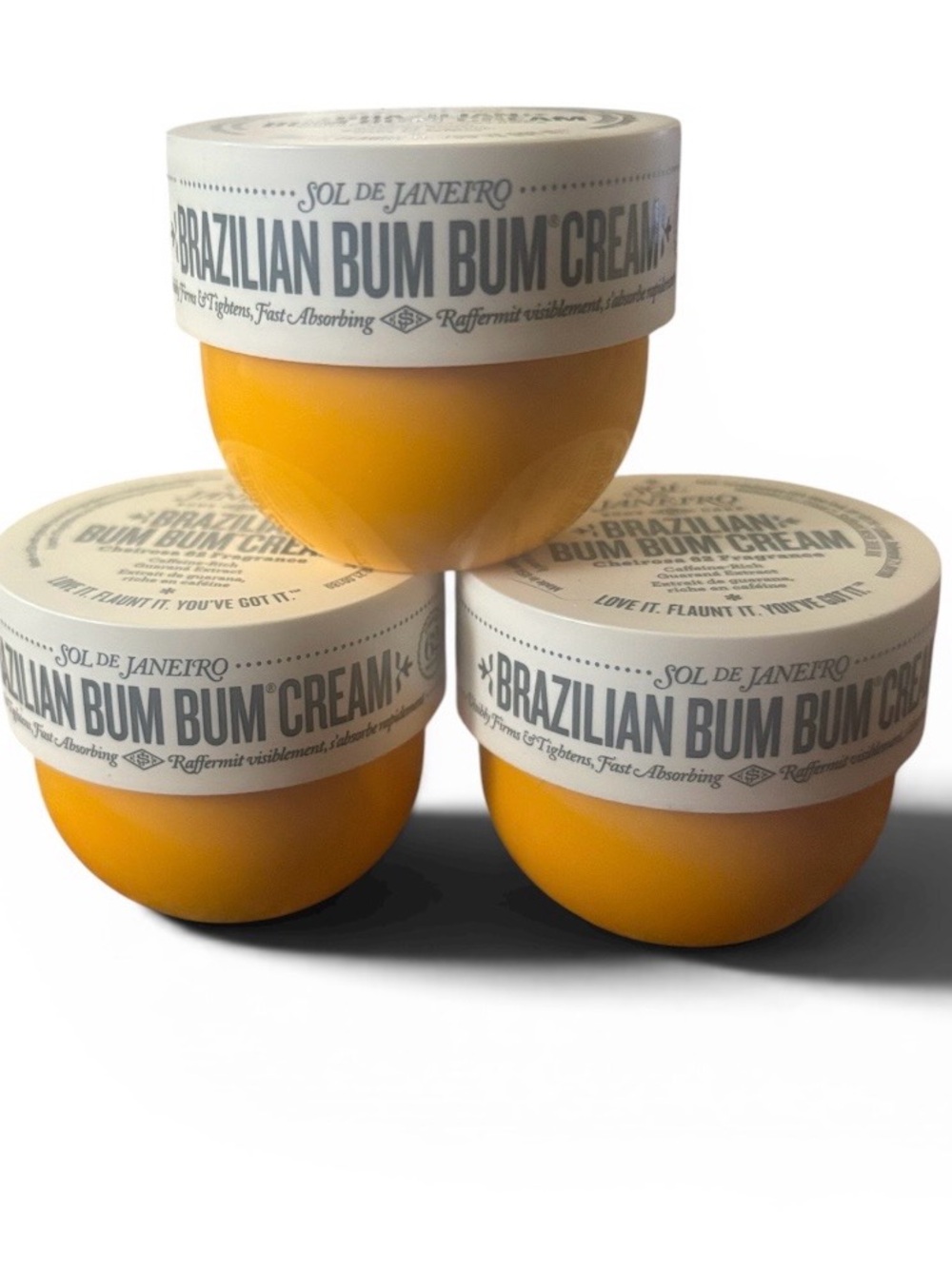 NEW Sol de Janeiro Brazilian Bum Bum Cream Bundle – 3 x 50mL Travel Size